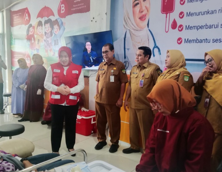 PMI Rohul Resmi Jalankan Program Donor Berkala, Libatkan Seluruh OPD