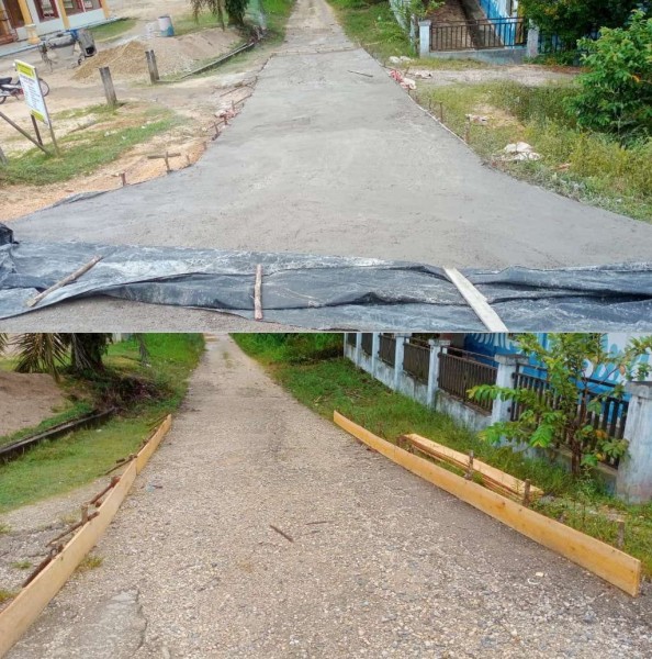 Klarifikasi Pemerintah Desa Bukit Meranti, Tuduhan Mark-Up Jalan Tidak Berdasar Fakta