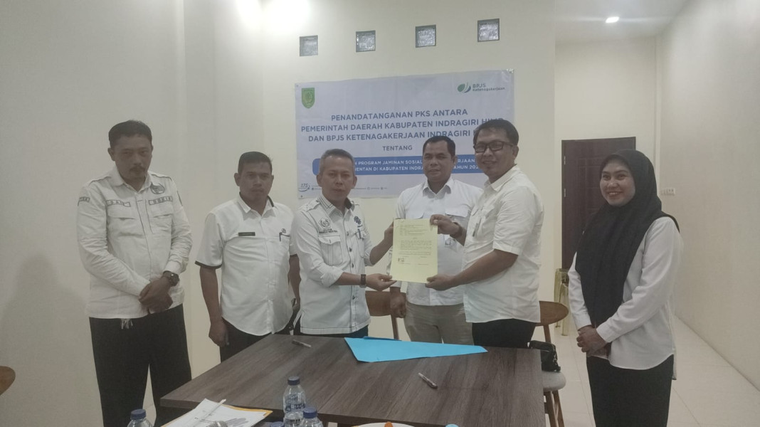 Disnakertrans Indragiri Hilir Lindungi 2.000 Pekerja Rentan melalui BPJS Ketenagakerjaan