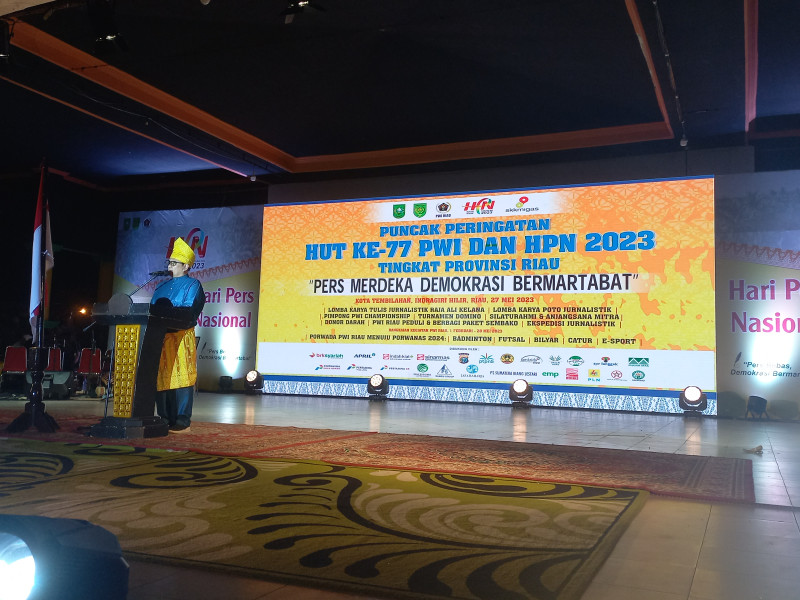 Puncak Peringatan HUT PWI Ke 77 Dan HPN 2023 Provisni Riau Dengan Tema 'Pers Merdeka Demokrasi Bermartabat'