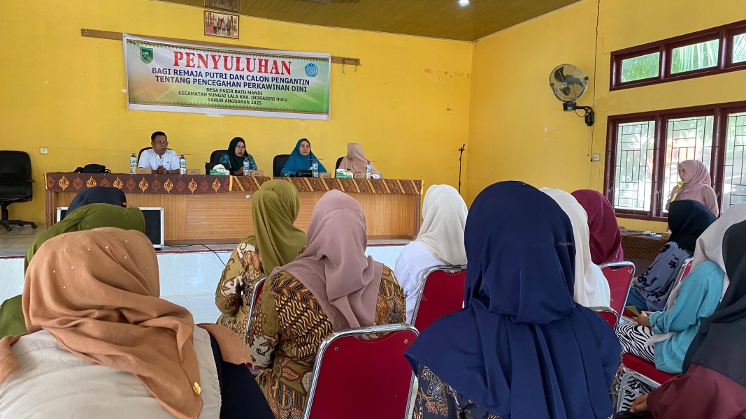 Pemdes Pasir Batu Mandi Gelar Penyuluhan Cegah Perkawinan Dini