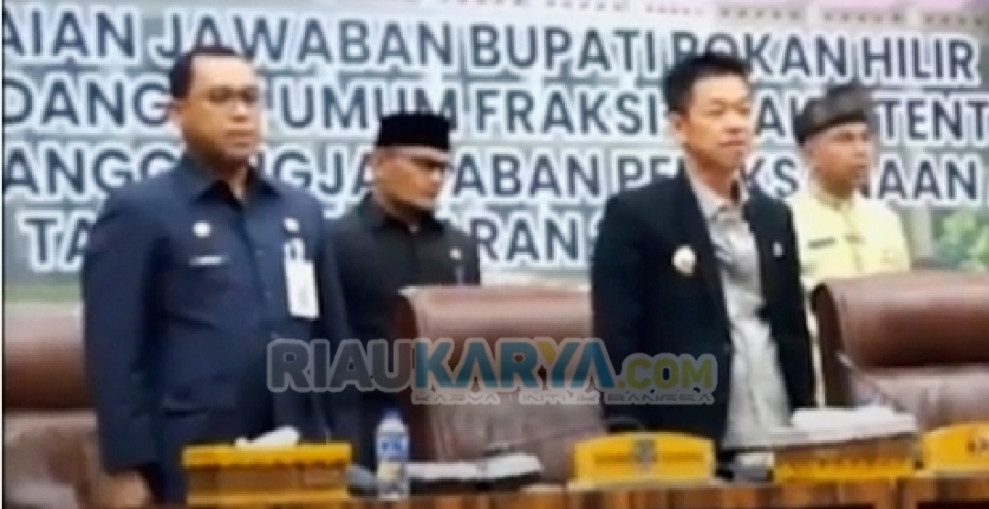 Atas Pandangan Umum Fraksi DPRD Rohil Terhadap Ranperda Pertanggungjawaban APBD 2023, Bupati Sampaikan Jawaban