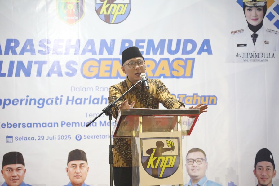 Sarasehan KNPI: Gubernur Lampung Ajak Pemuda Jadi Motor Perubahan Menuju Indonesia Emas 2045