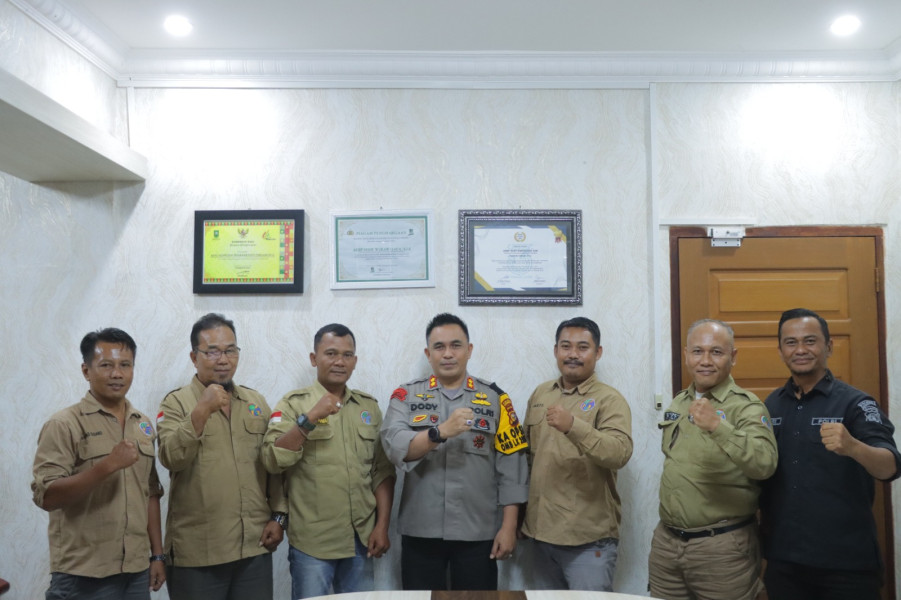 PD IWO Inhu Jalin Silaturahmi Bersama Kapolres Inhu