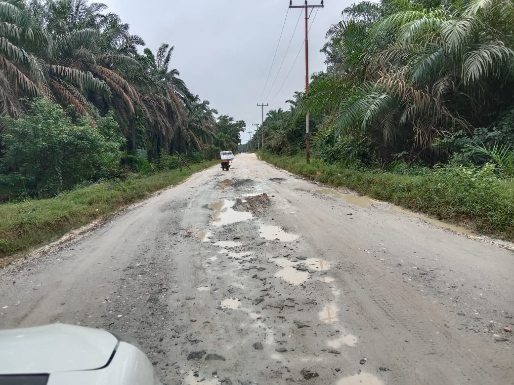 Jalan di Kecamatan LBJ Banyak yang Rusak, Warga Pertanyakan Perawatan G WKAK