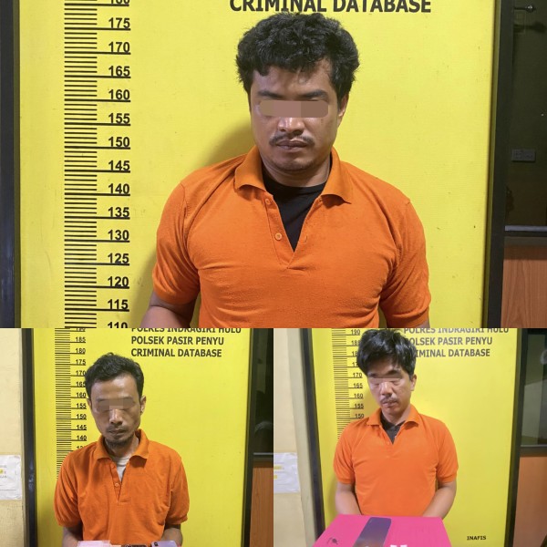 Dalam 2,5 Jam Polsek Pasir Penyu Gulung 3 Pelaku Narkoba, Ratusan Gram Sabu Disita