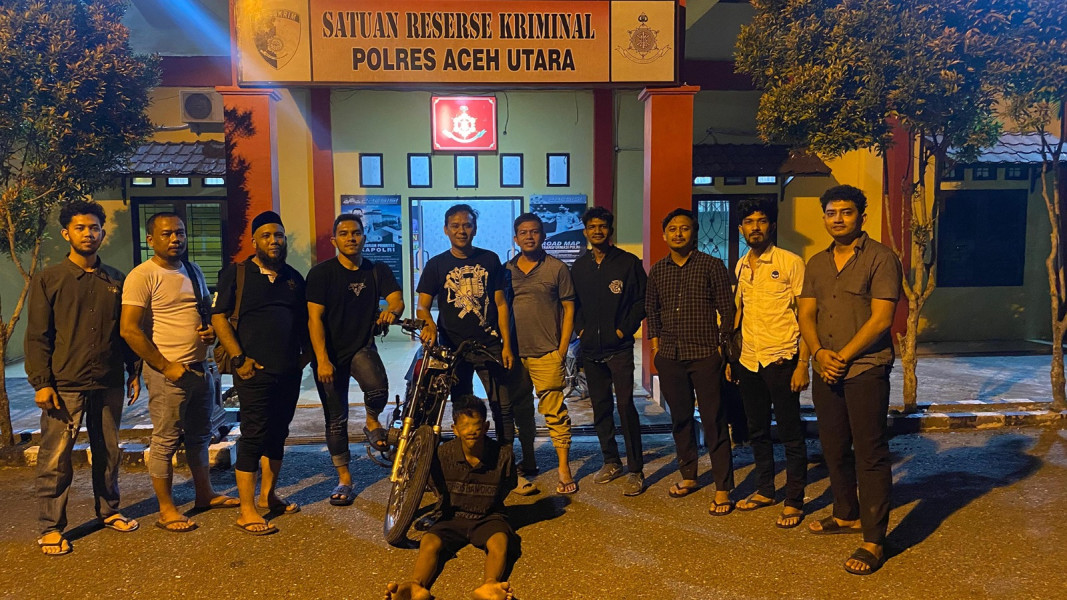Pelajar SMP Curi Motor Polisi Akhirnya Di Tangkap