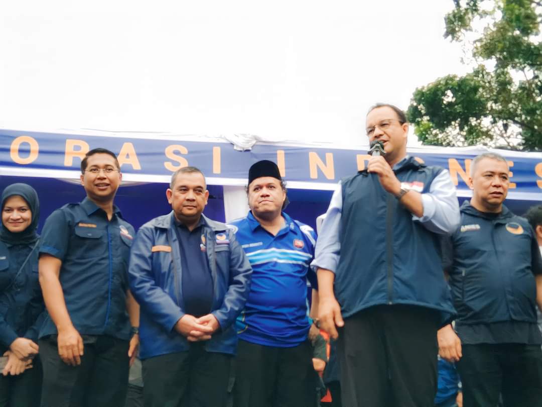 Bakal Calon Presiden dari Partai Nasdem, Anies Baswedan Ajak Relawan di Riau Sebarkan Pesan Positif