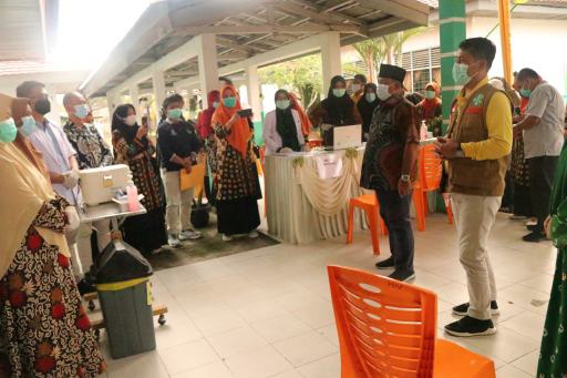 Gelar Simulasi Pemberian Vaksin COVID-19, Dinkes Kampar Beri Penjelasan dan Alur Tahapannya