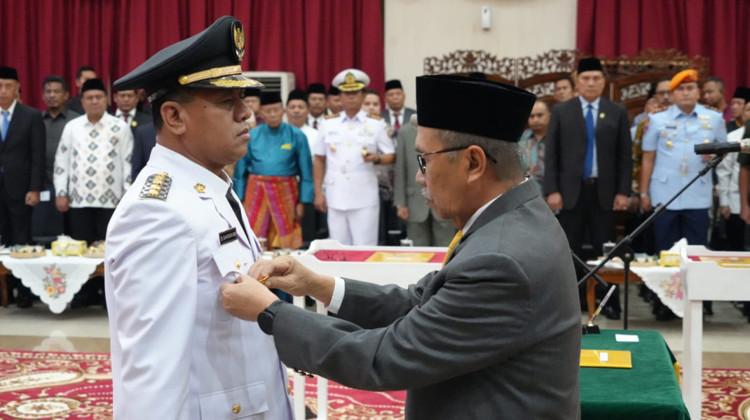 Dilantik Gubernur Riau Suhardiman Akan Geber Pembangunan Kuansing