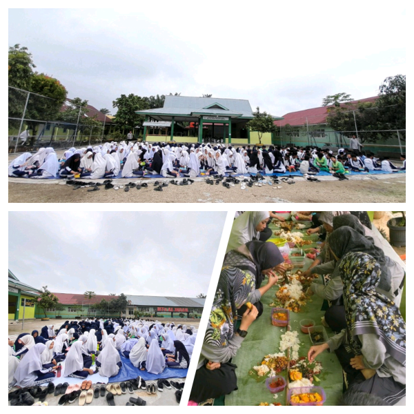 Doa Bersama, Sambut Bulan Ramadhan di MTs Al-Ihsan Buluh Rampai
