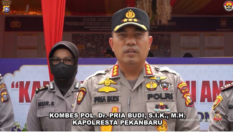 Cek Pos PAM, Kapolresta Pekanbaru Himbau Masyarakat Antisipasi Tindak Kriminal 