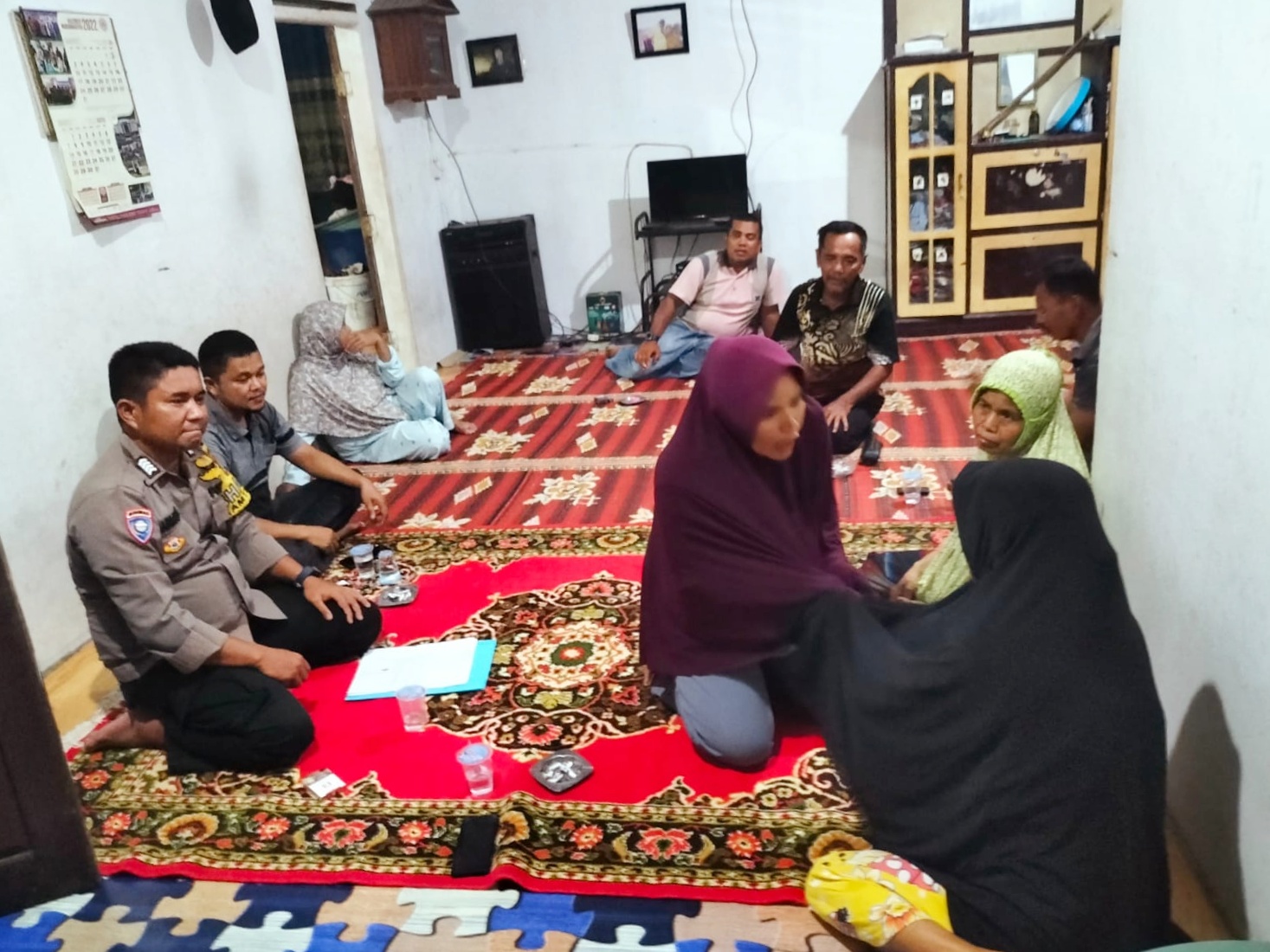 Kapolsek Hulu Kuantan Terapkan ''RJ'' dalam Penyelesaian Masalah Masyarakat