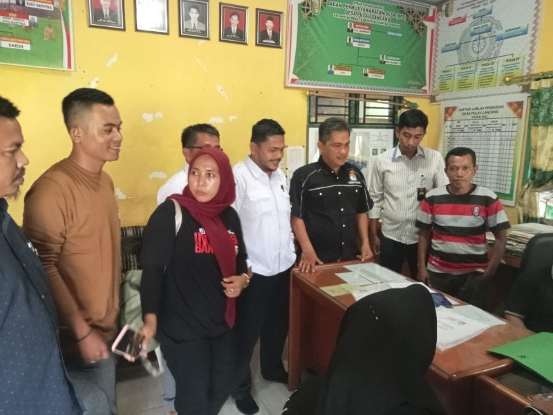 KPU  Kuansing Di Dampingi PPK Kecamatan Benai Lakukan Monitoring Pelaksanaan Perekrutan Anggota KPPS