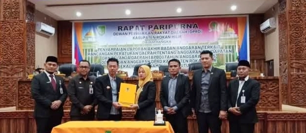 Sah APBD Rohil 2025 Sebesar Rp 2,6 Triliun