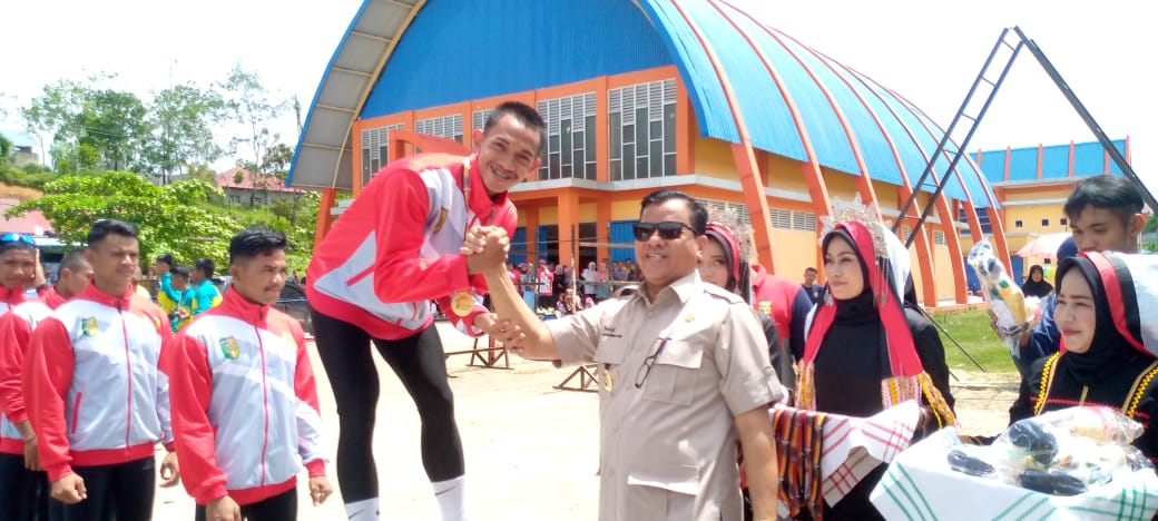 Pacu Semangat Atlet  Plt Bupati Suhardiman Amby Tinjau Cabor Dayung