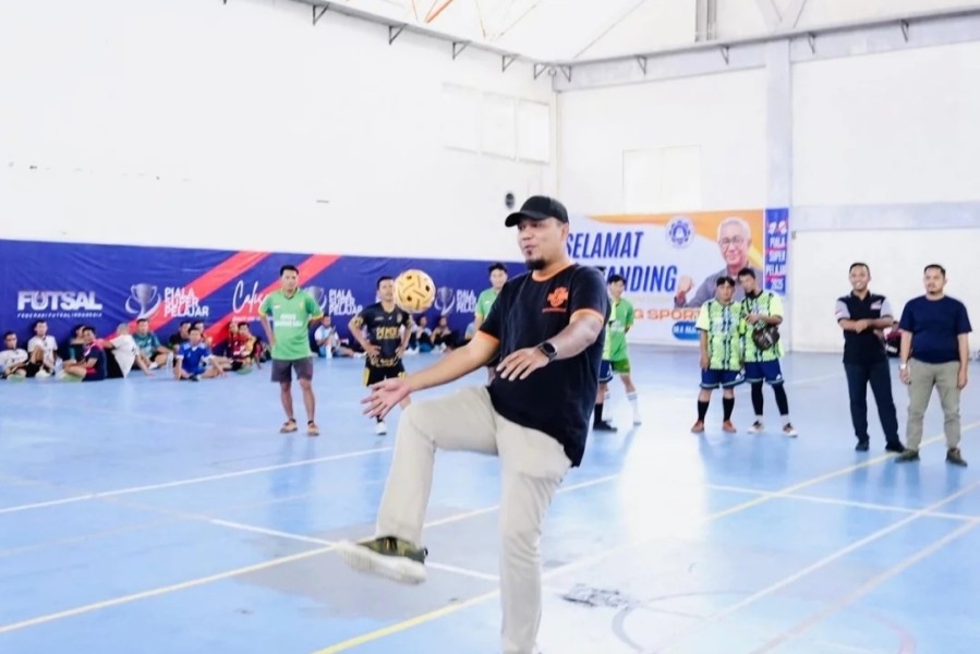 Turnamen Sepak Takraw PSTI Cup Pertama Dibuka, Ini Pesan Bupati Inhu