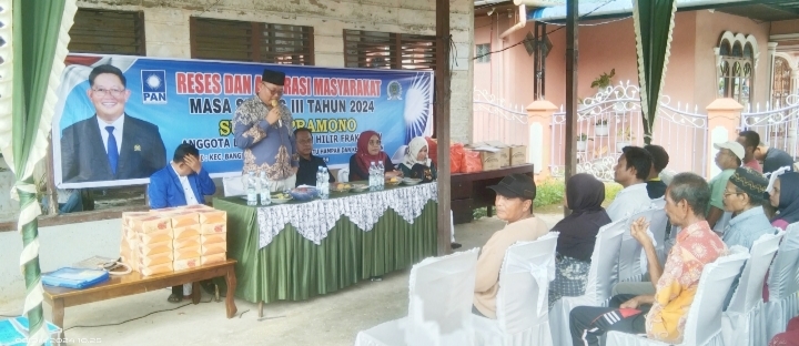 Reses Perdana, Sutiyo Pramono Jemput Aspirasi Masyarakat Bagan Punak untuk Diusulkan di 2025