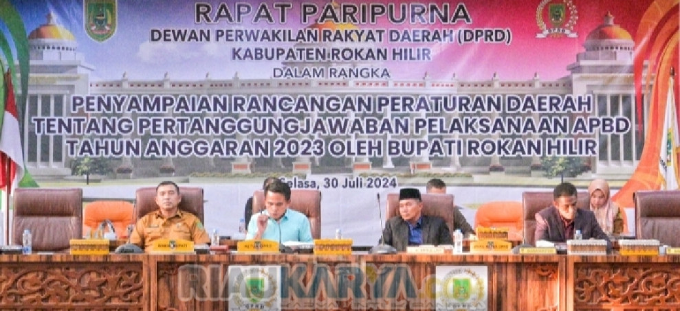 Rapat Paripurna Tak Dihadiri Bupati, DPRD Rohil Jadwalkan Ulang Pekan Depan
