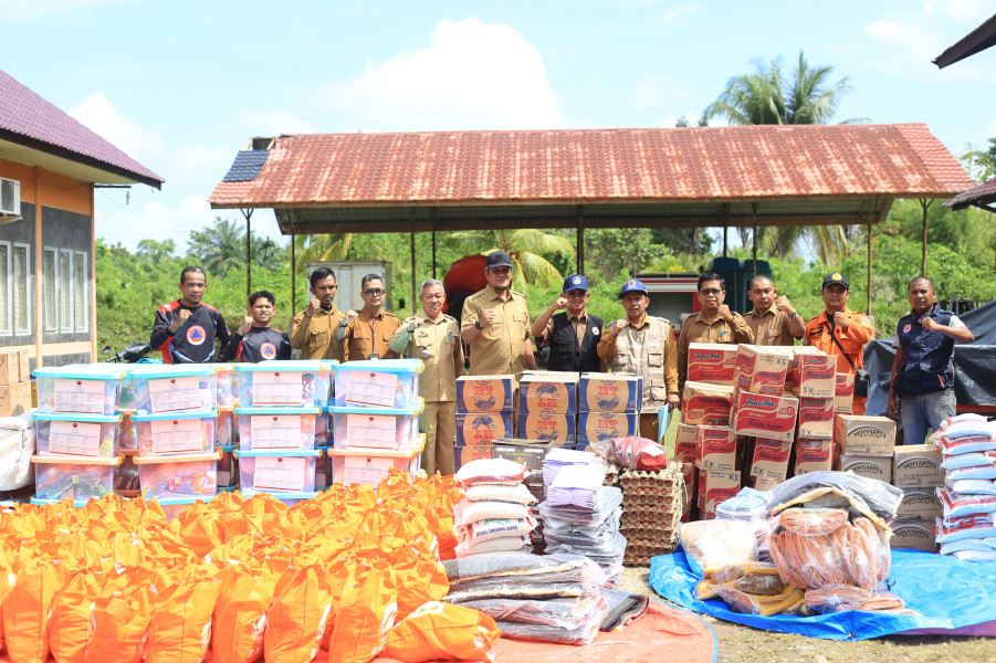 13 Kecamatan Yang Terdampak Banjir Mendapat Bantuan Dari Pemda Aceh Utara Sekda