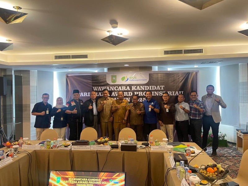 Desa Petala Bumi Wakili Inhu dalam Wawancara Paritrana Award Provinsi Riau 2025