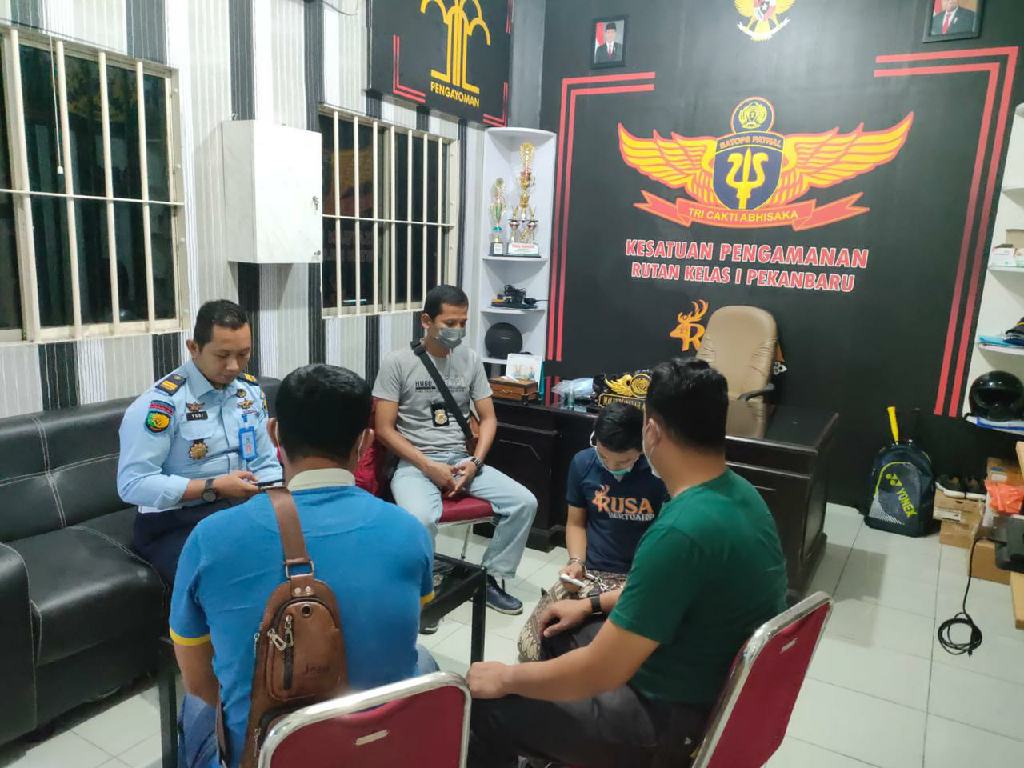 Perangi Narkoba, Kali Ini Rutan Pekanbaru Kemenkumham Riau Gagalkan Penyelundupan Sabu