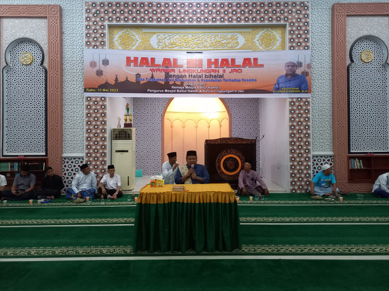 Halal Bi Halal Warga Lingkungan ll Jao Di Taja Remaja Masjid Baitul Hamdi
