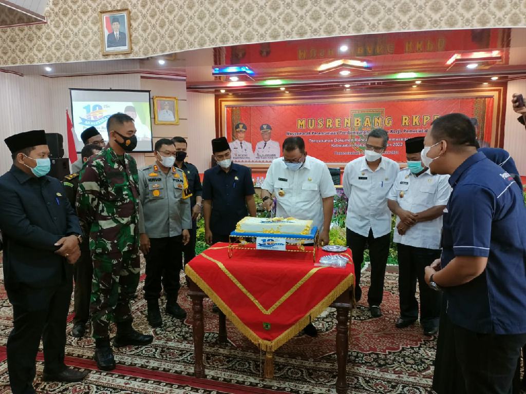 Kapolres Rohil Hadiri Musrenbang RKPD Rokan Hilir 2022