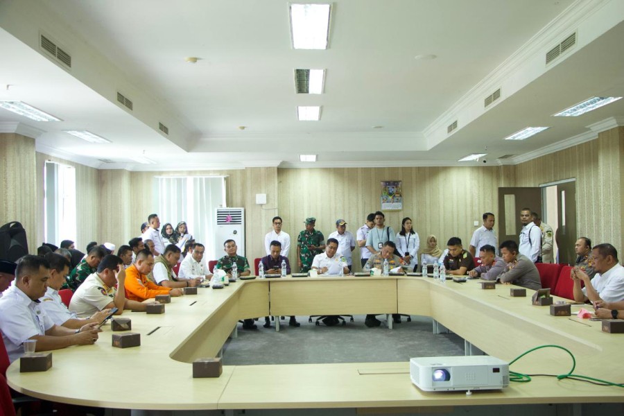 Kapolres Rohil Inisiasi Rapat Koordinasi Penanggulangan Karhutla