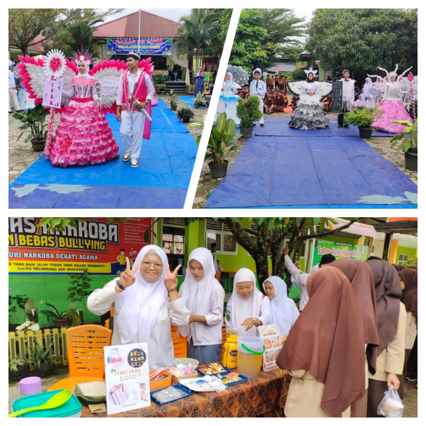 MA Al Ihsan Buluh Rampai Gelar Bazar dan Pameran P5P2RA