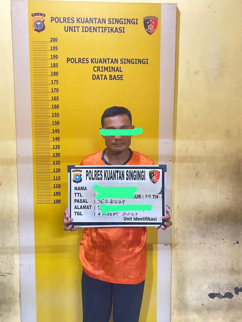 Pencuri Handphone Berhasil Diamankan Sat Reskrim Polres Kuansing