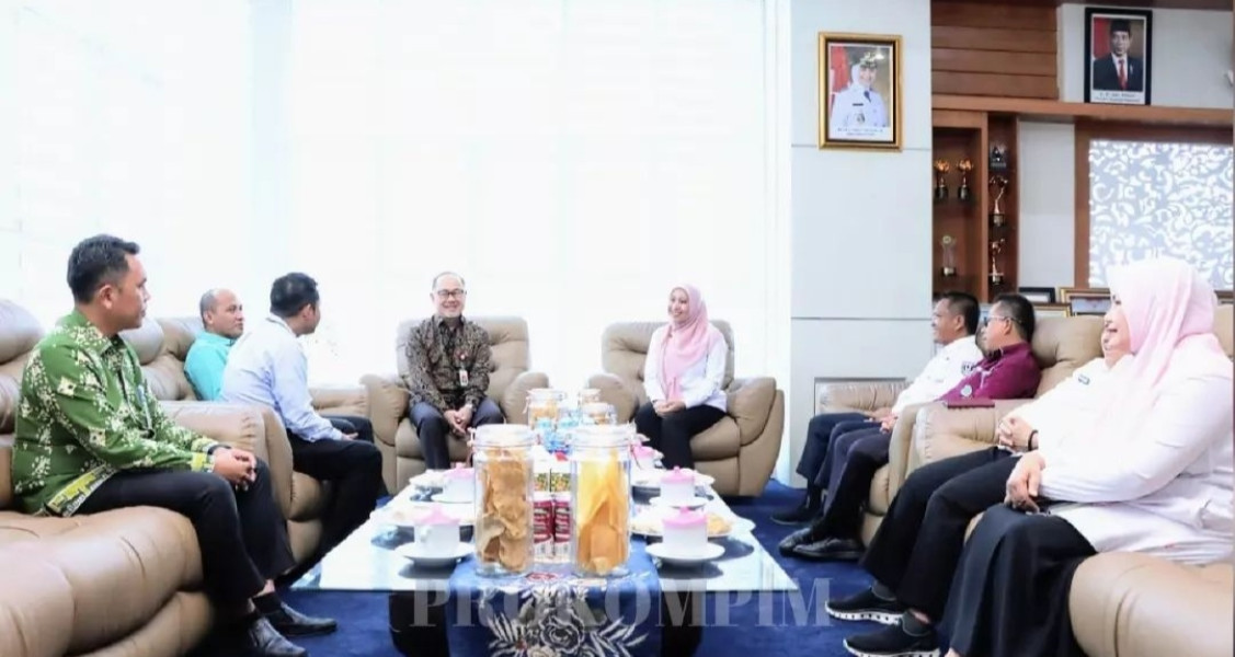 Kunjungan Kepala OJK Riau, Bupati Harapkan Mampu Tingkatkan Kesejahteraan Masyarakat