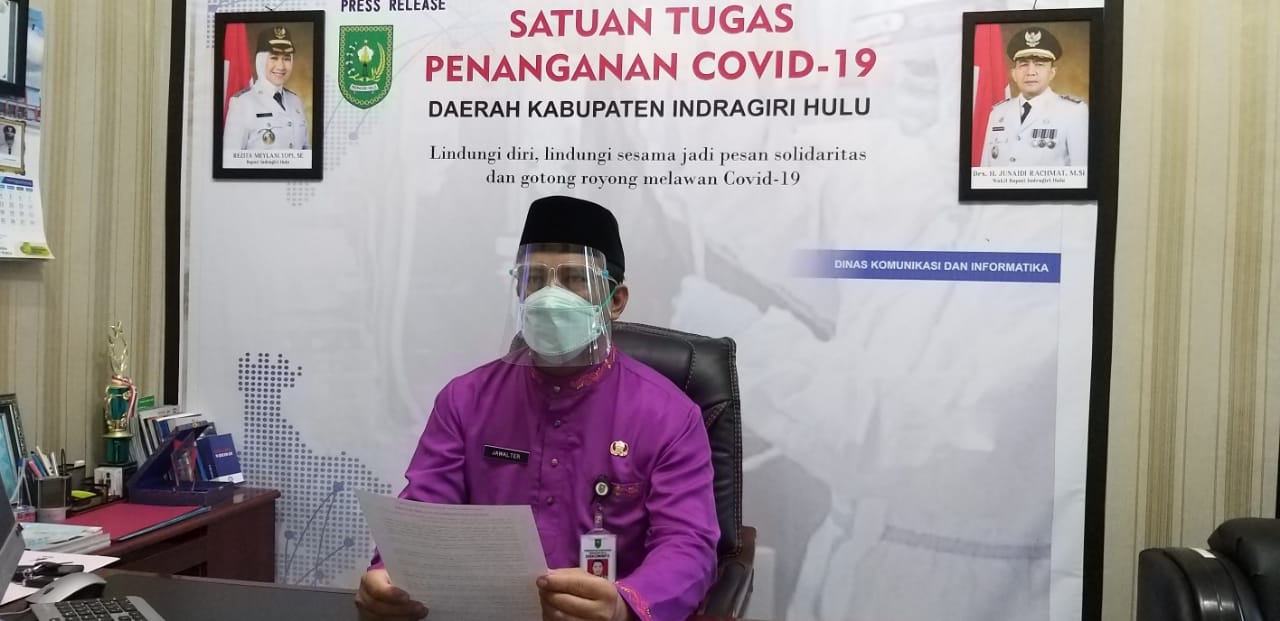 Capaian Vaksinisasi Dosis 1 di Kabupaten Inhu Hampir 100 Persen