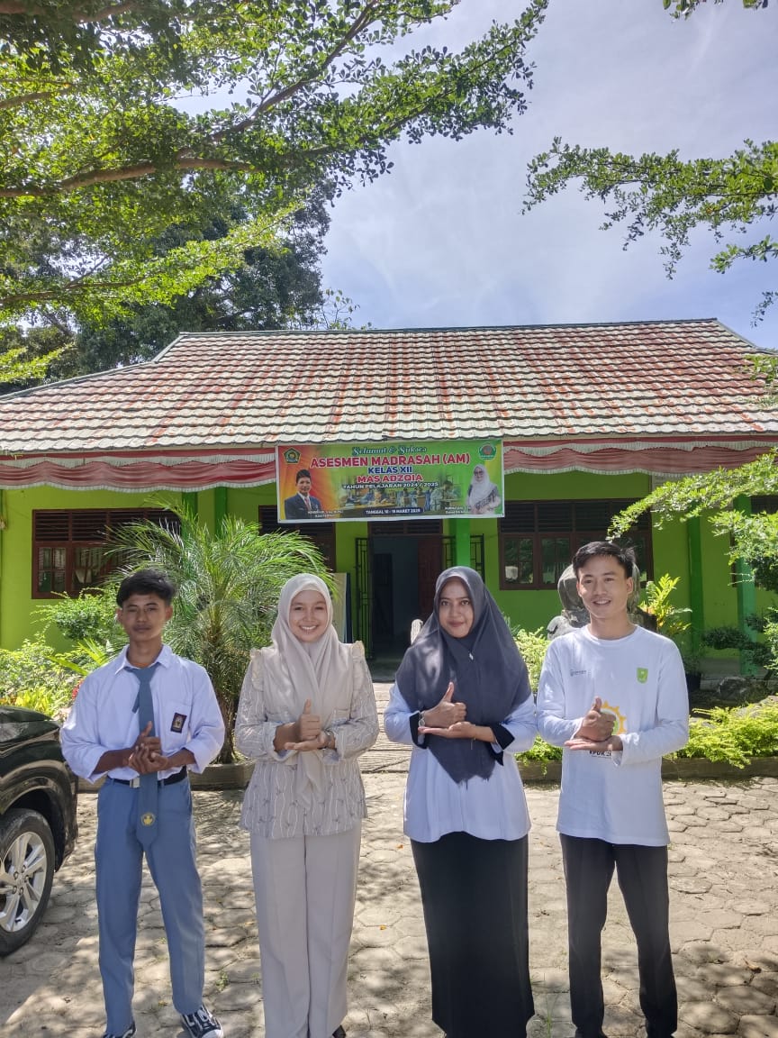 Siswa MA Adzqia, Wakili Kecamatan Batang Gansal di Jambore Karhutla Daerah Riau 2025