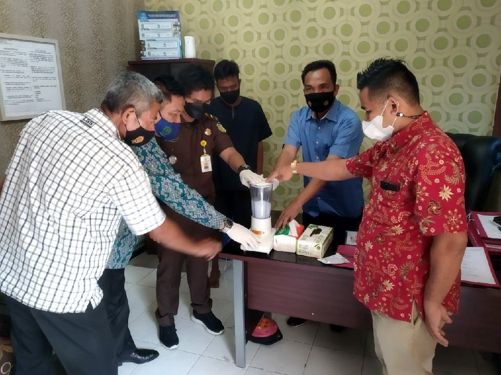 Polres Kampar Kembali Musnahkan Barang Bukti Shabu Hasil Tangkapan Akhir Bulan Lalu 