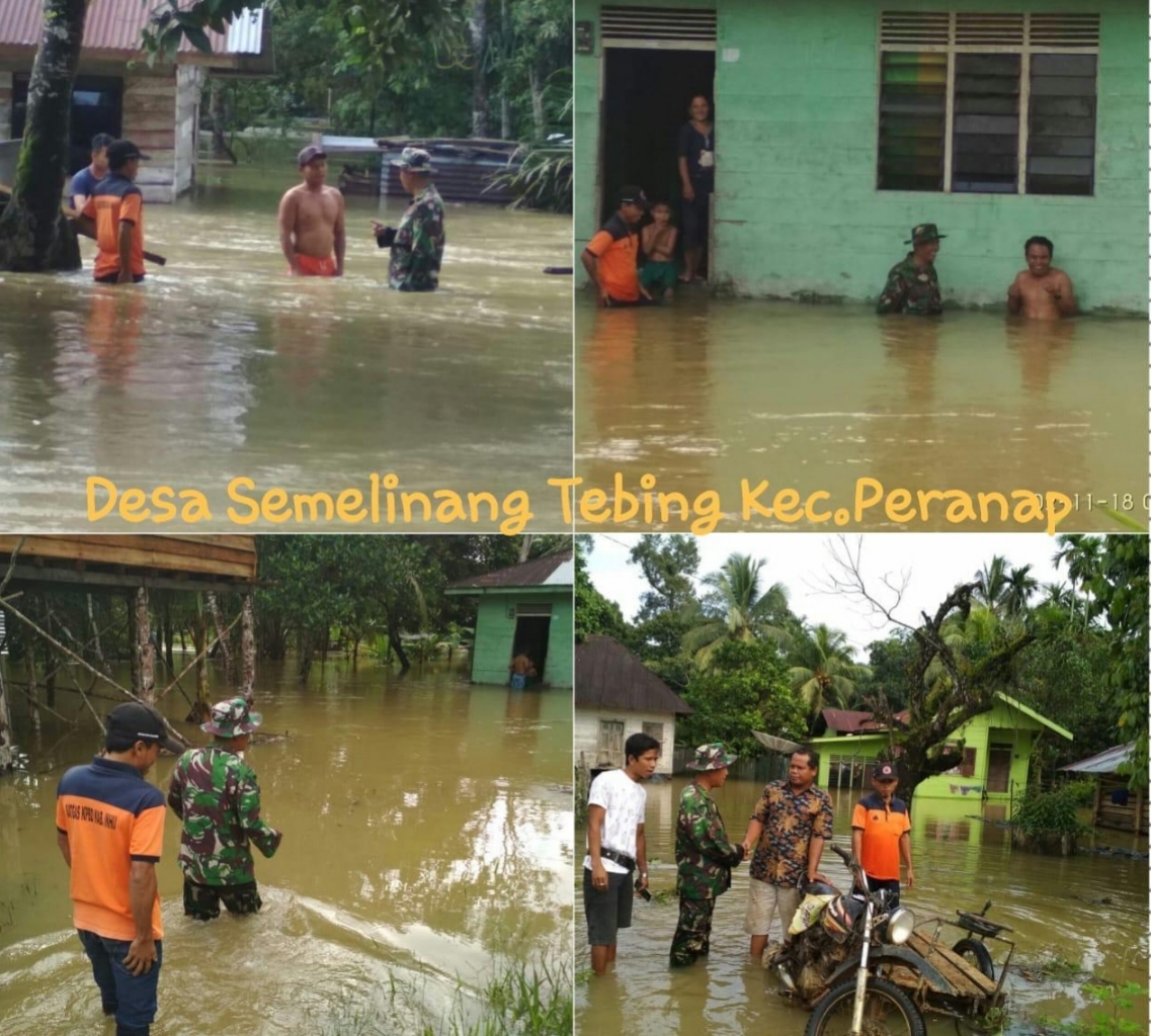 Enam Desa di Inhu Dilanda Banjir, Ini Rinciannya
