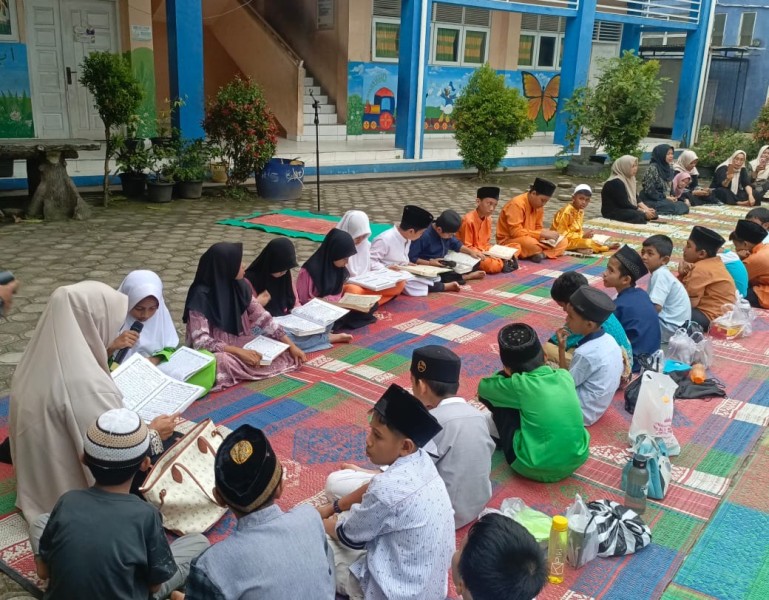 Pembacaan Iqro dan Tadarus Al-Qur'an, SDN 007 Sekip Hulu Perkuat Ibadah Siswa