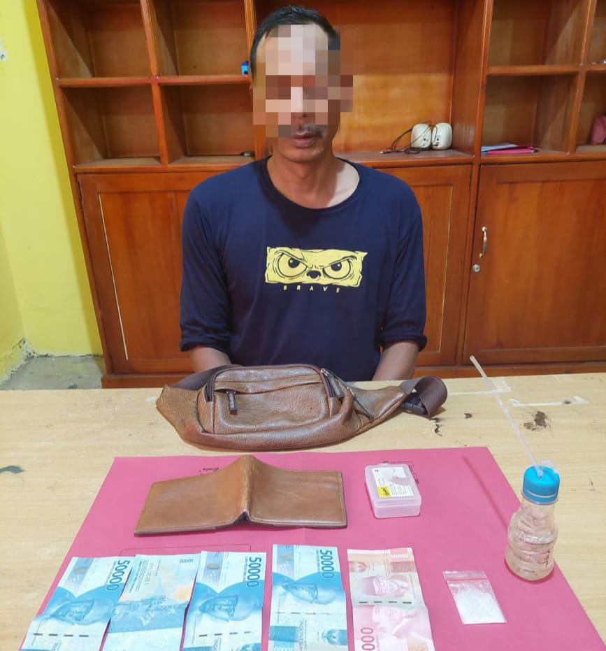 Diduga Edarkan Shabu, Seorang Warga Lipat Kain Utara Diamankan Polsek Kampar Kiri 