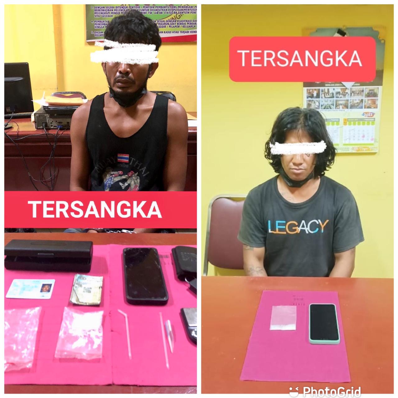 SatRes Narkoba Polres Kuansing Ciduk Dua Pelaku Pengedar Narkotika