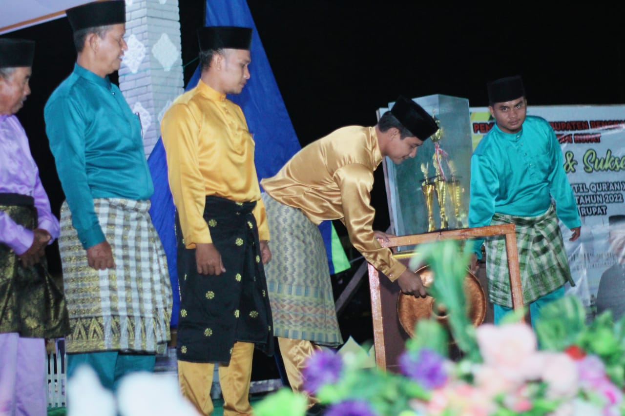 Tilawatil Qur'an (MTQ) Tingkat Desa ke XX, Sekcam M Zaki Nasrul Haq S. STP Resmi Membuka Acara