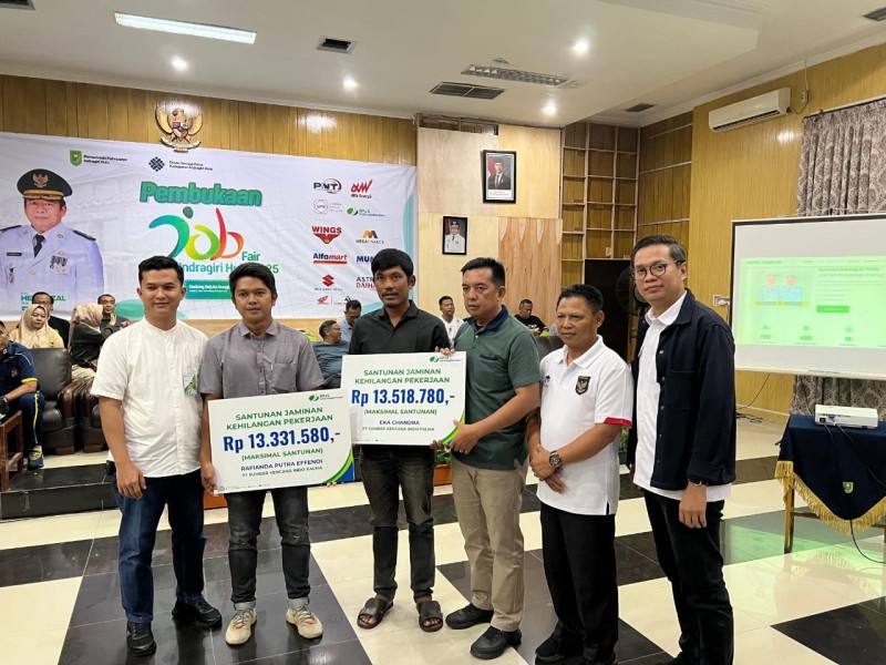 BPJS Ketenagakerjaan Hadir dalam Job Fair Pemda INHU 2025