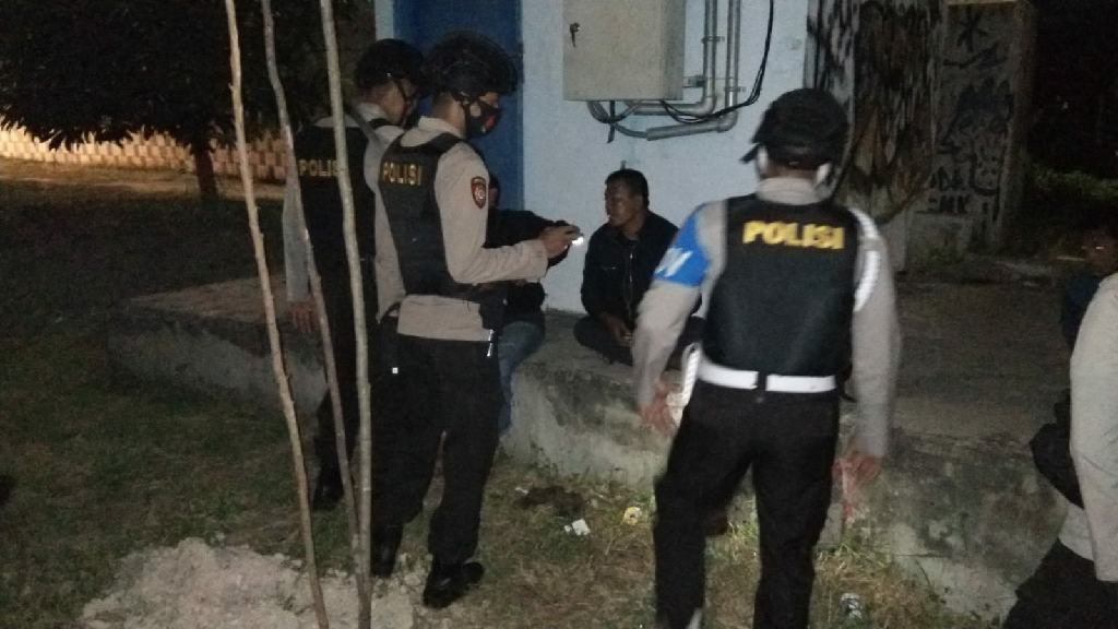 Patroli Tim TEMBAK Polres Kampar, Amankan 4 Orang Dicurigai Akan Melakukan Tindak Kejahatan