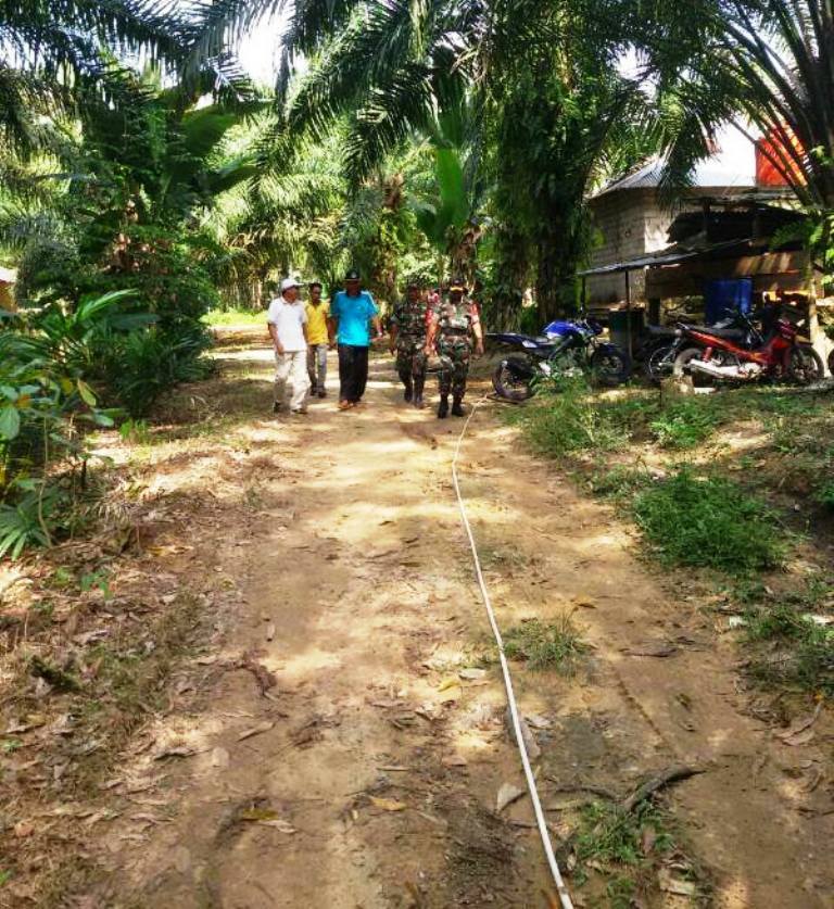 Bangun Jalan Sepanjang 1,8 KM di Talang Jerinjing, TMMD Membuka Isolasi Warga Suku Talang Mamak