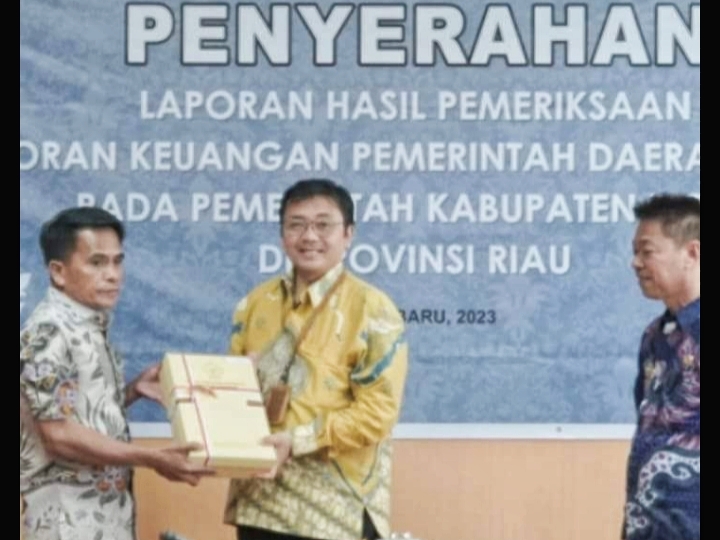 Ketua DPRD Rohil Terima Opini WTP dari BPK RI