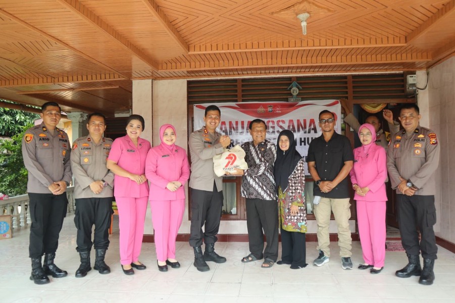 Anjangsana Kapolres Inhu, Jalin Silaturahmi dan Serap Inspirasi dari Purnawirawan dan Warakawuri