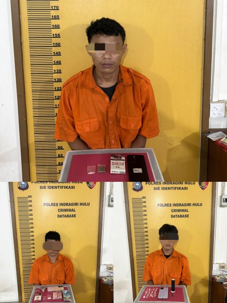 Polres Inhu Bongkar Jaringan Narkoba di Rengat, Tiga Pelaku Diciduk di Dua Lokasi
