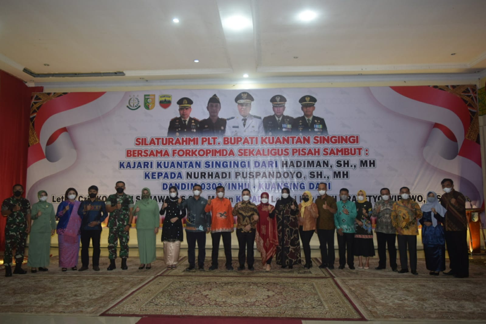 Pisah Sambut Kajari Kuansing, Hadiman Jabat Kajari Mojokerto, Penggantinya Nurhadi Puspandoyo