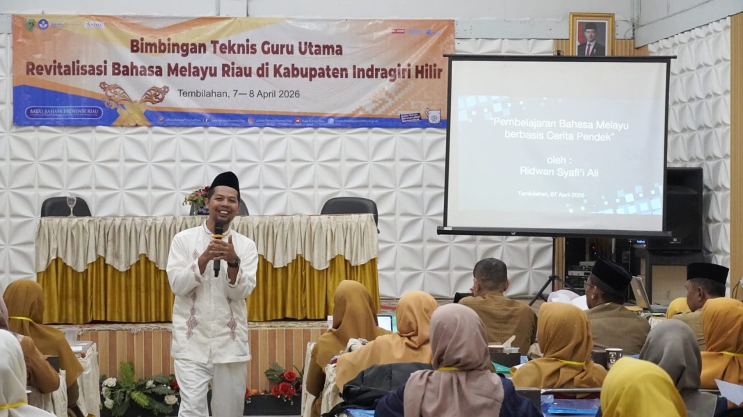 Bimtek Revitalisasi Bahasa Melayu Riau di Inhil, Balai Bahasa Riau Hadirkan Narasumber Inspiratif
