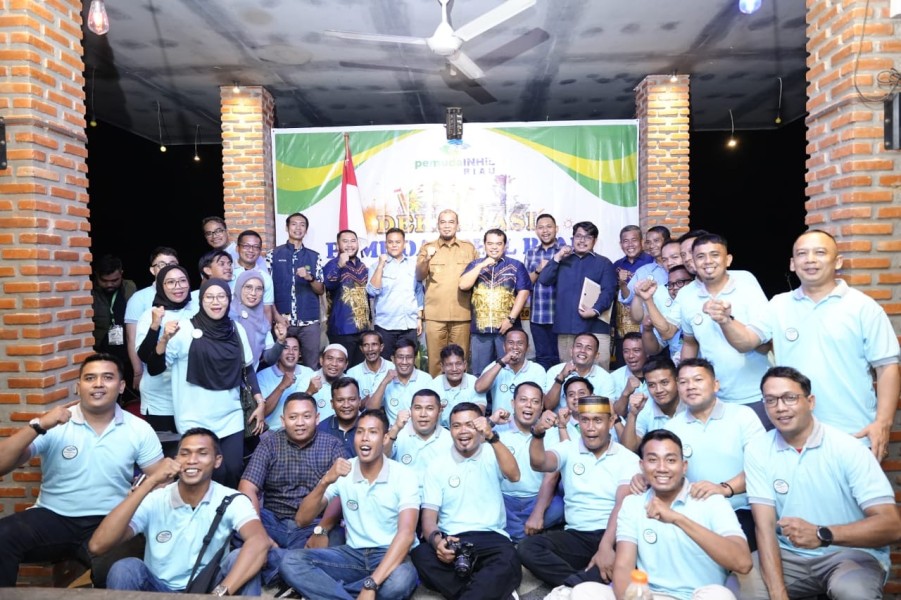 Rieskie Kurniawan Resmi Nahkodai Pemuda Inhil Inhu–Kuansing, Gaungkan Semangat Persatuan