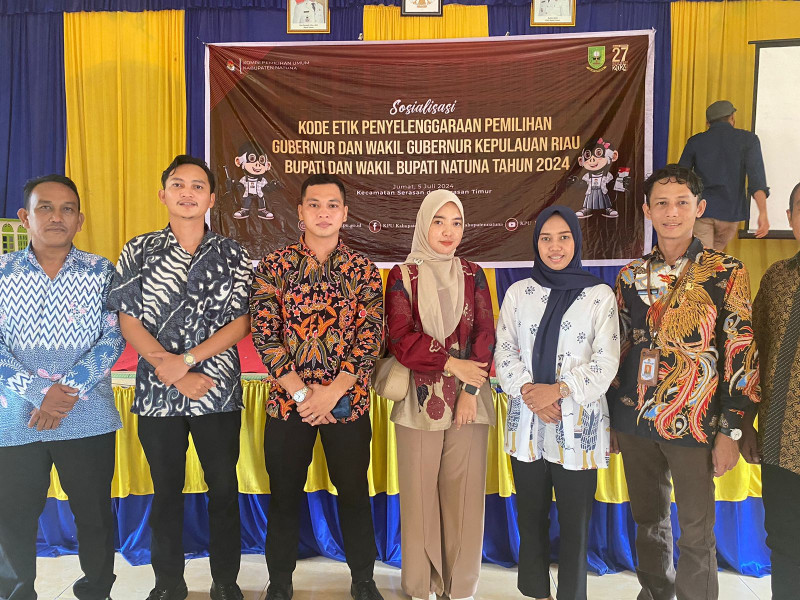 Jelang Pemilihan, KPU Natuna Gelar Sosialisasi Kode Etik di Kecamatan Serasan